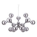 Ideal Lux - rippvalgusti kaablil NODI 15xE14/28W/230V läbimõõt 105 cm läikiv kroom