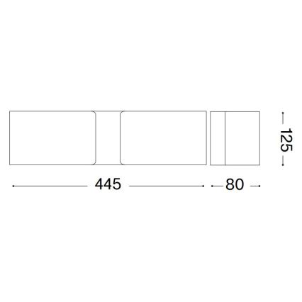 Ideal Lux - Seinavalgusti CLIP 2xE27/60W/230V pruun
