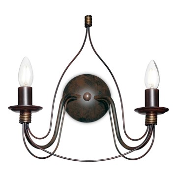 Ideal Lux - Seinavalgusti CORTE 2xE14/40W/230V vask