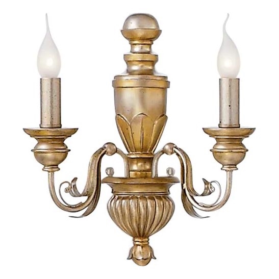 Ideal Lux - Seinavalgusti FIRENZE 2xE14/40W/230V kuldne