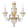 Ideal Lux - Seinavalgusti FIRENZE 2xE14/40W/230V valge/kuldne