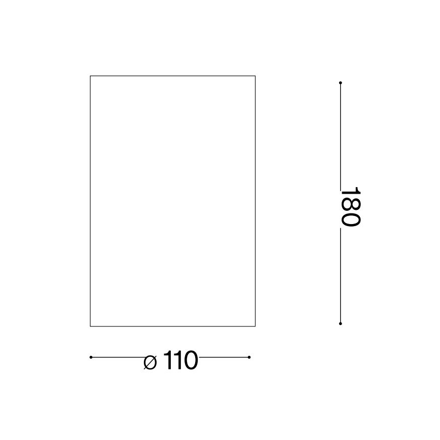 Ideal Lux - Seinavalgusti FLASH 1xG9/40W/230V valge