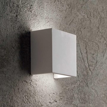 Ideal Lux - Seinavalgusti FLASH GESSO 1xG9/40W/230V valge