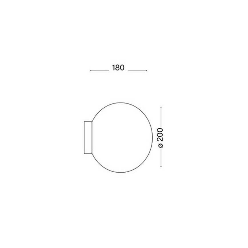 Ideal Lux - Seinavalgusti MAPA 1xE27/60W/230V