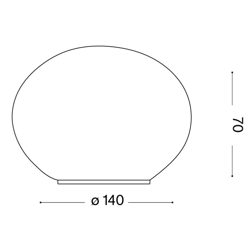 Ideal Lux - SMARTIES LED laualamp 1xG9/3W/230V, läbimõõt 14 cm, valge
