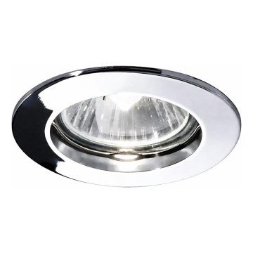 Ideal Lux - Süvistatav laevalgusti JAZZ 1xGU10/50W/230V, läbimõõt 7,7 cm, läikiv kroom