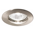 Ideal Lux - Süvistatav laevalgusti JAZZ 1xGU10/50W/230V läbimõõt 7,7 cm mattkroom