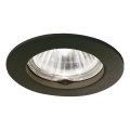 Ideal Lux - Süvistatav valgusti JAZZ 1xGU10/50W/230V must