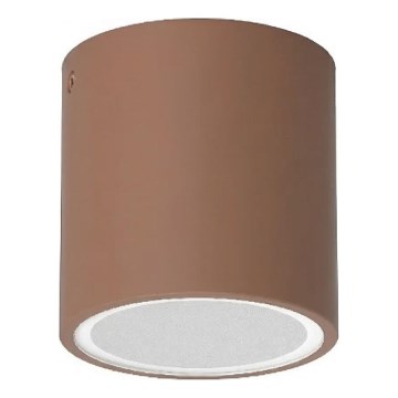 Ideal Lux - TECHO välis-spottvalgusti, 1xGU10/20W/230V, läbimõõt 9 cm, IP54, pruun