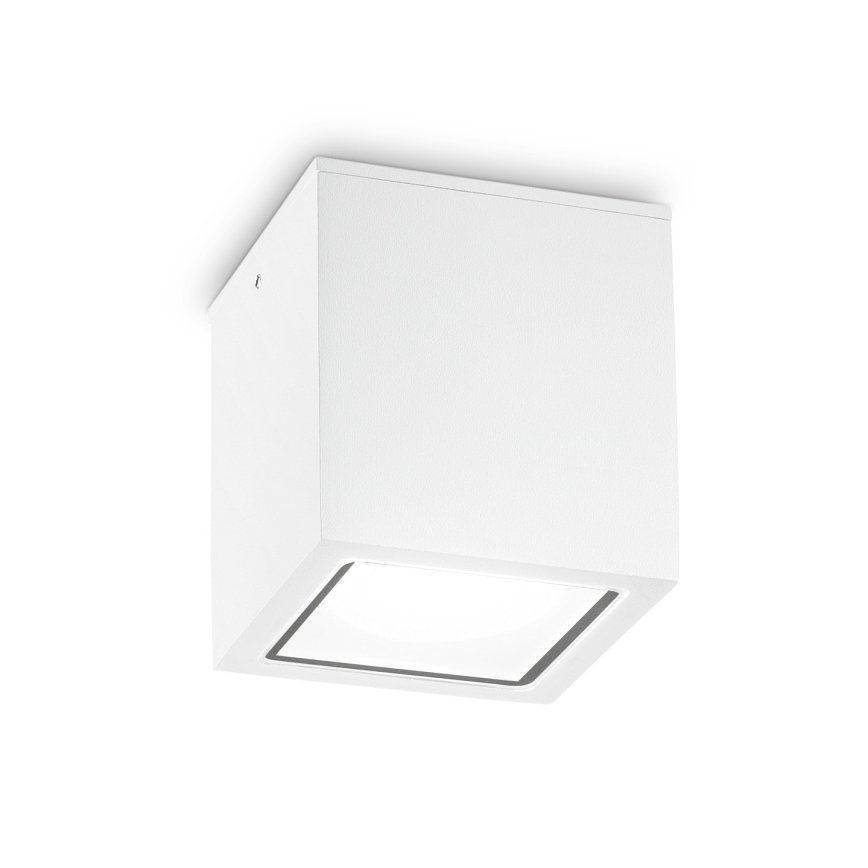 Ideal Lux - TECHO välisvalgusti 1xGU10/20W/230V 9x9 cm IP54 valge