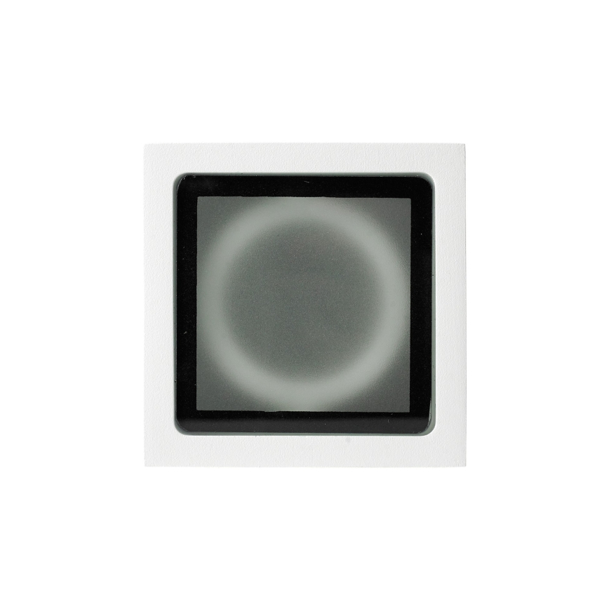 Ideal Lux - TECHO välisvalgusti 1xGU10/20W/230V 9x9 cm IP54 valge