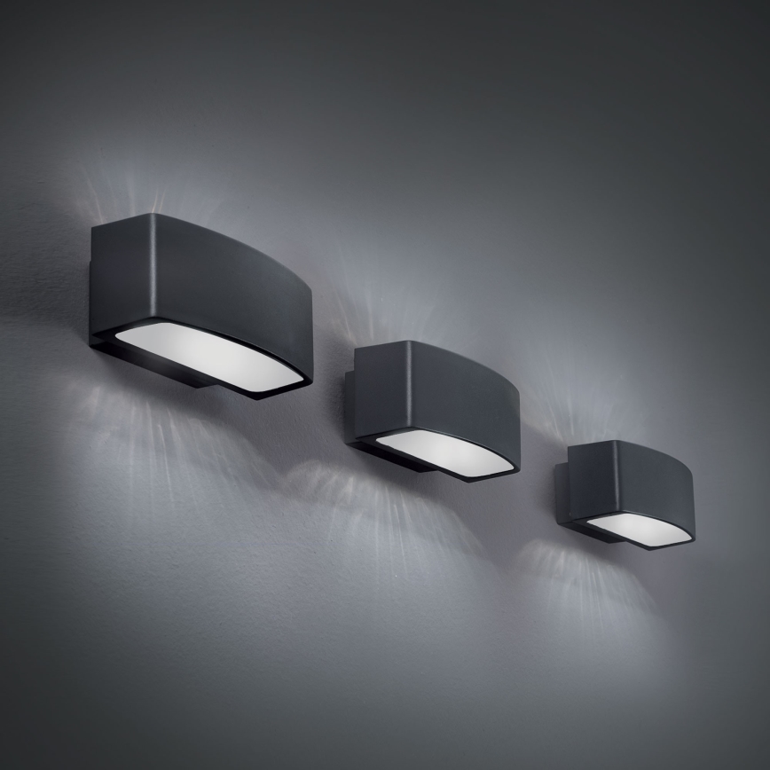 Ideal Lux - Väli seinavalgusti ANDROMEDA 1xE27/60W/230V IP55 antratsiit