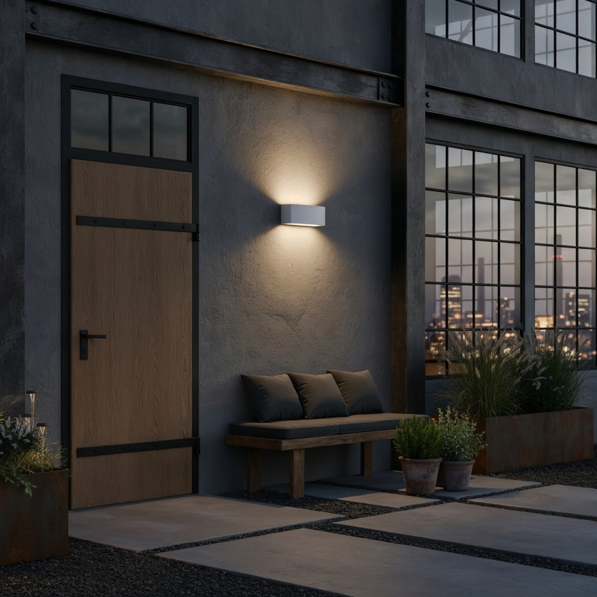 Ideal Lux - Väli seinavalgusti ANDROMEDA 1xE27/60W/230V IP55 hall