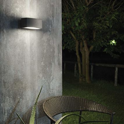 Ideal Lux - Väli seinavalgusti ANDROMEDA 1xE27/60W/230V IP55 must