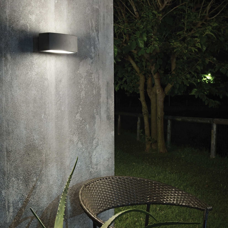 Ideal Lux - Väli seinavalgusti ANDROMEDA 1xE27/60W/230V IP55 must