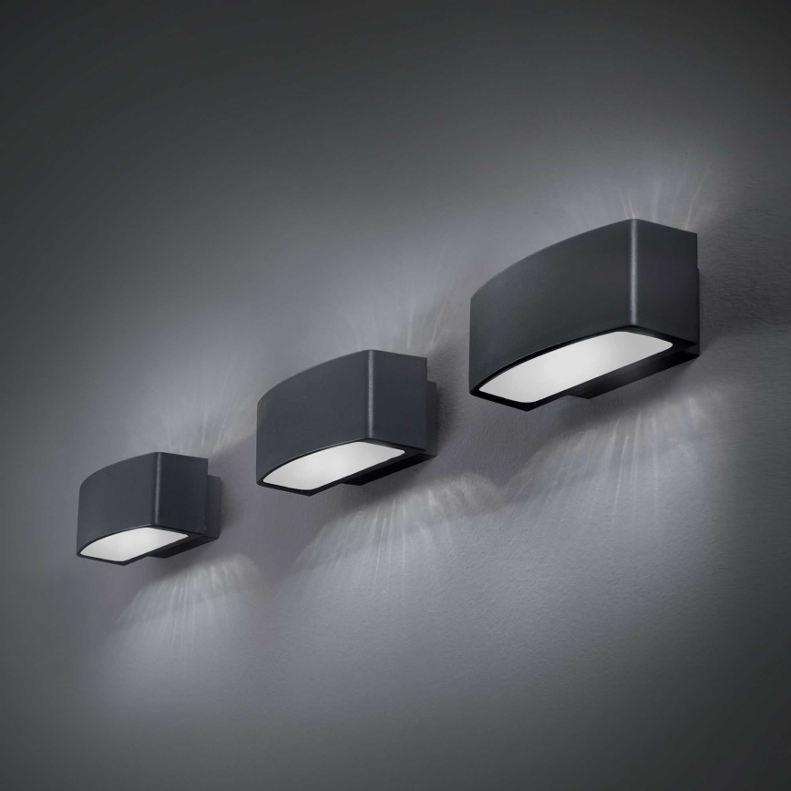 Ideal Lux - Väli seinavalgusti ANDROMEDA 1xE27/60W/230V IP55 must