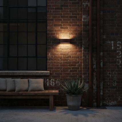 Ideal Lux - Väli seinavalgusti ANDROMEDA 1xE27/60W/230V IP55 pruun