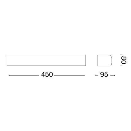Ideal Lux - Väli seinavalgusti ANDROMEDA 2xE27/60W/230V IP55 antratsiit