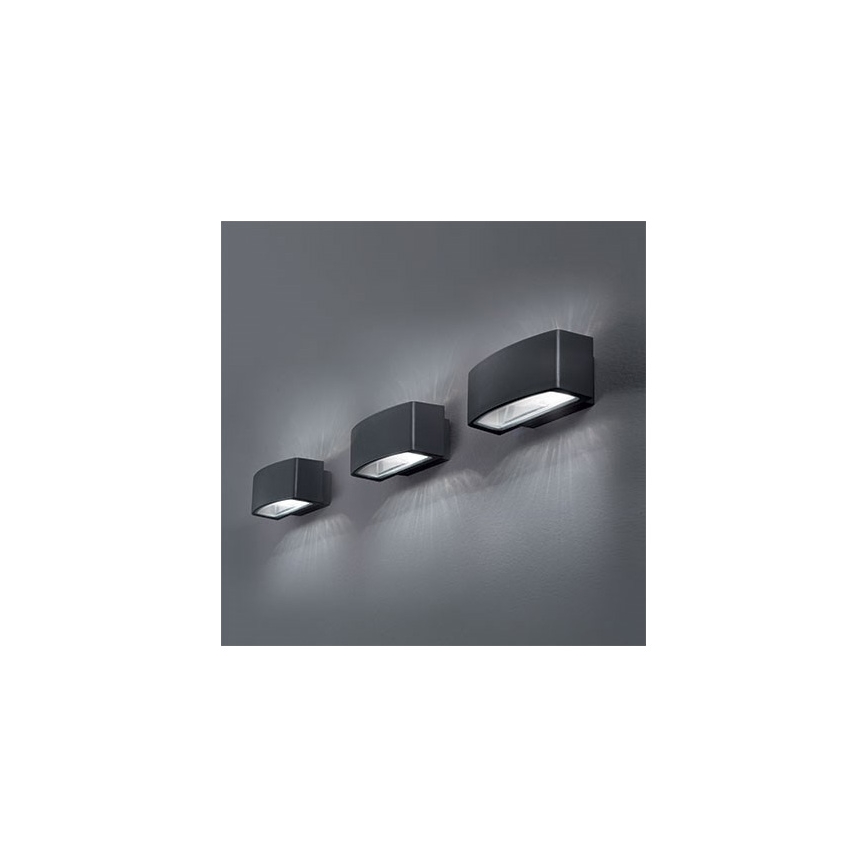 Ideal Lux - Väli seinavalgusti ANDROMEDA 2xE27/60W/230V IP55 antratsiit