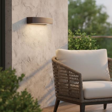Ideal Lux - Väli seinavalgusti ANDROMEDA 2xE27/60W/230V IP55 pruun