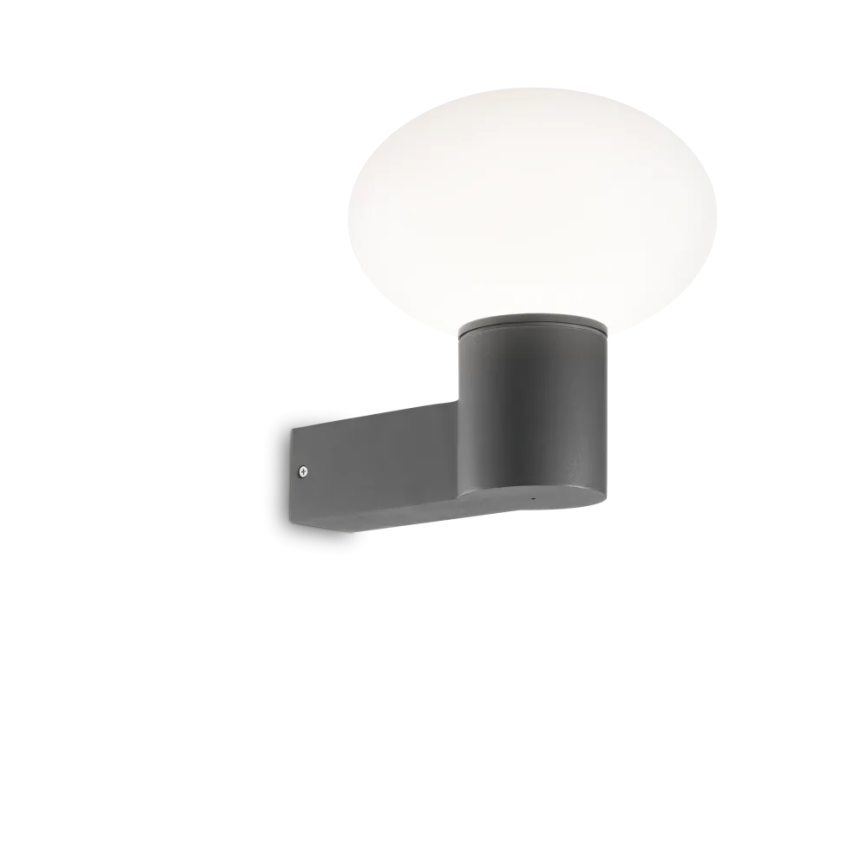 Ideal Lux - Väli seinavalgusti CLIO 1xE27/42W/230V IP44 antratsiit
