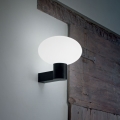 Ideal Lux - Väli seinavalgusti CLIO 1xE27/42W/230V IP44 must