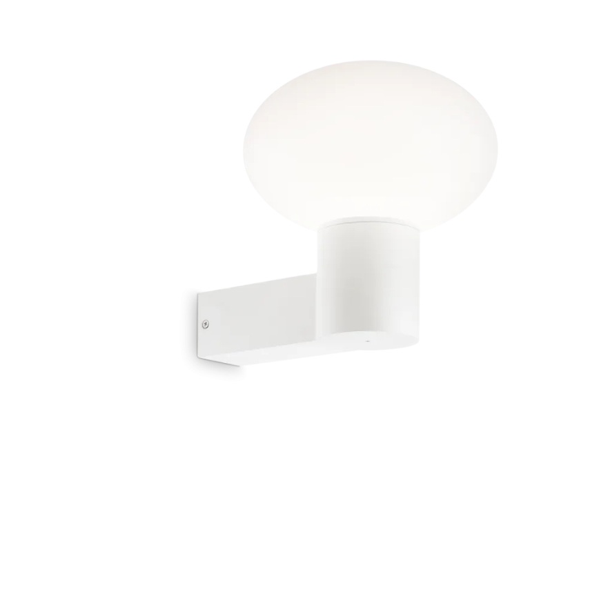 Ideal Lux - Väli seinavalgusti CLIO 1xE27/42W/230V IP44 valge