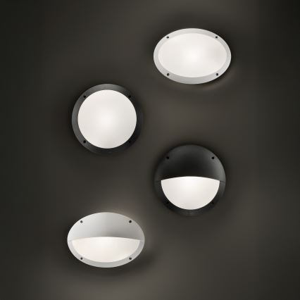 Ideal Lux - Väli seinavalgusti LUCIA 1xE27/23W/230V IP66 must