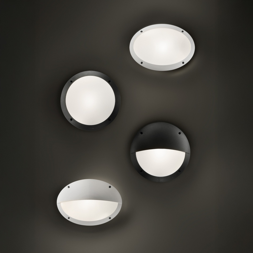 Ideal Lux - Väli seinavalgusti LUCIA 1xE27/23W/230V IP66 must