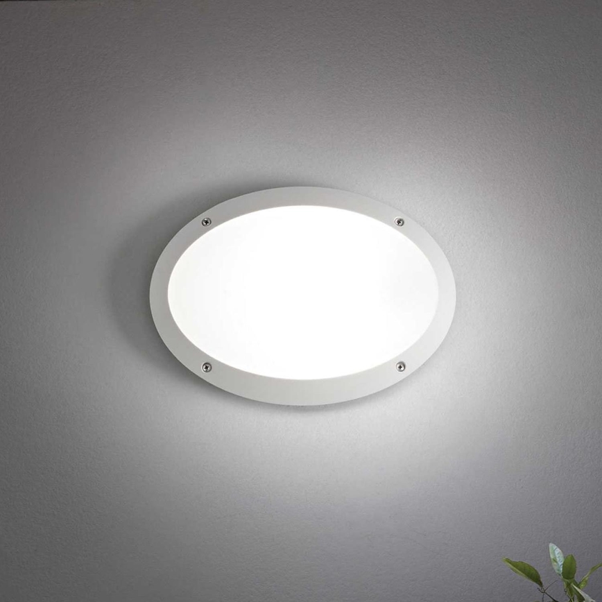 Ideal Lux - Väli seinavalgusti MADDI 1xE27/23W/230V IP66 valge