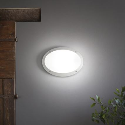 Ideal Lux - Väli seinavalgusti MADDI 1xE27/23W/230V IP66 valge