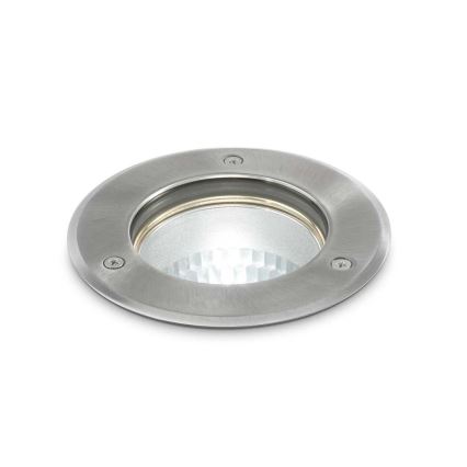 Ideal Lux - Väli sissesõiduteevalgusti PARK 1xGU10/20W/230V IP65 matt kroom