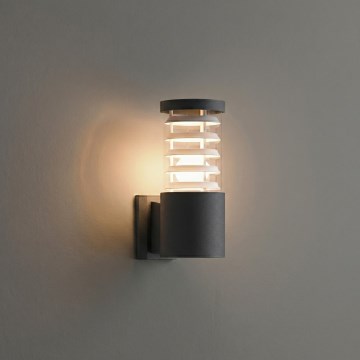 Ideal Lux - Väline seinalamp TRONCO 1xE27/42W/230V IP44 antratsiit