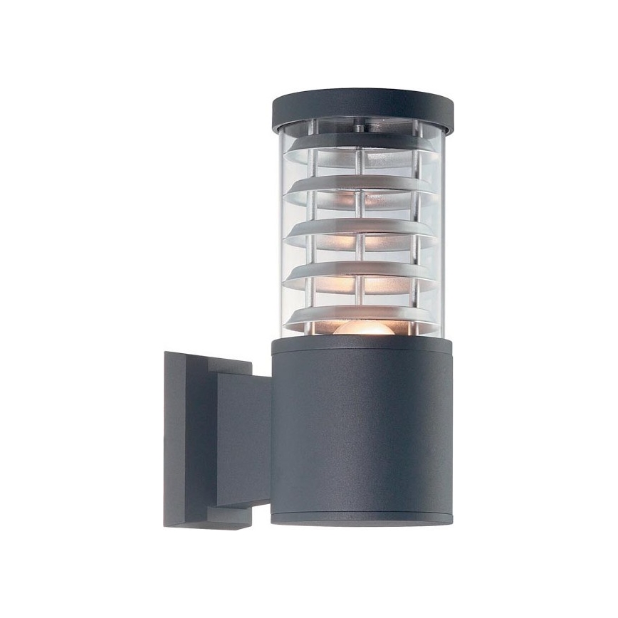 Ideal Lux - Väline seinalamp TRONCO 1xE27/42W/230V IP44 antratsiit