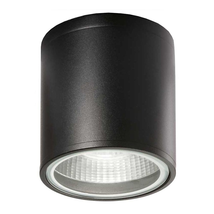 Ideal Lux - Välis-suunavalgusti GUN 1xGU10/28W/230V Ø 11 cm IP55 must