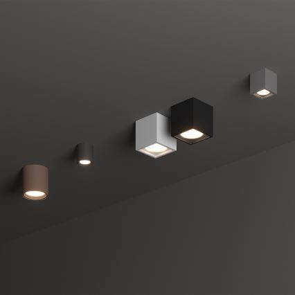 Ideal Lux - Suunatav välisvalgusti TECHO 1xGU10/20W/230V läbimõõt 9 cm IP54 antratsiit