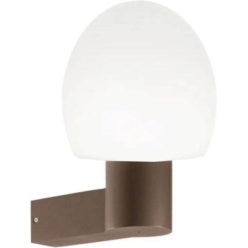 Ideal Lux - välisseinale kinnitatav seinavalgusti CLIO 1xE27/42W/230V IP44 pruun