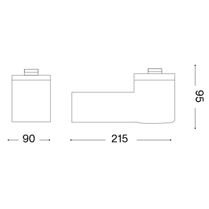 Ideal Lux - välisseinale kinnitatav seinavalgusti CLIO 1xE27/42W/230V IP44 pruun
