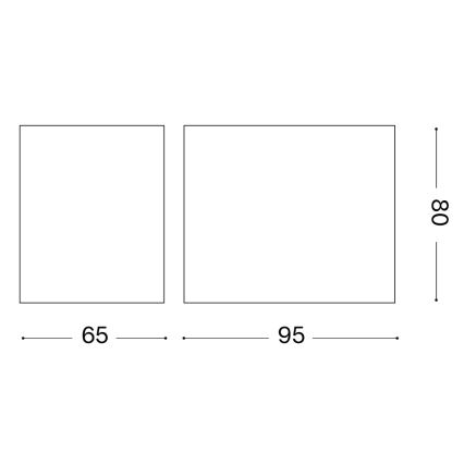 Ideal Lux - Välisseinale kinnitatav seinavalgusti UP 1xG9/15W/230V IP44 pruun