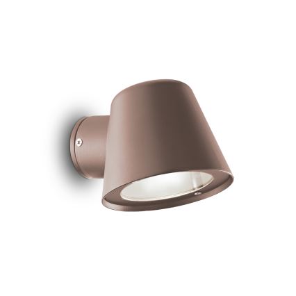 Ideal Lux - välisseinale paigaldatav seinavalgusti GAS 1xGU10/28W/230V IP43 pruun
