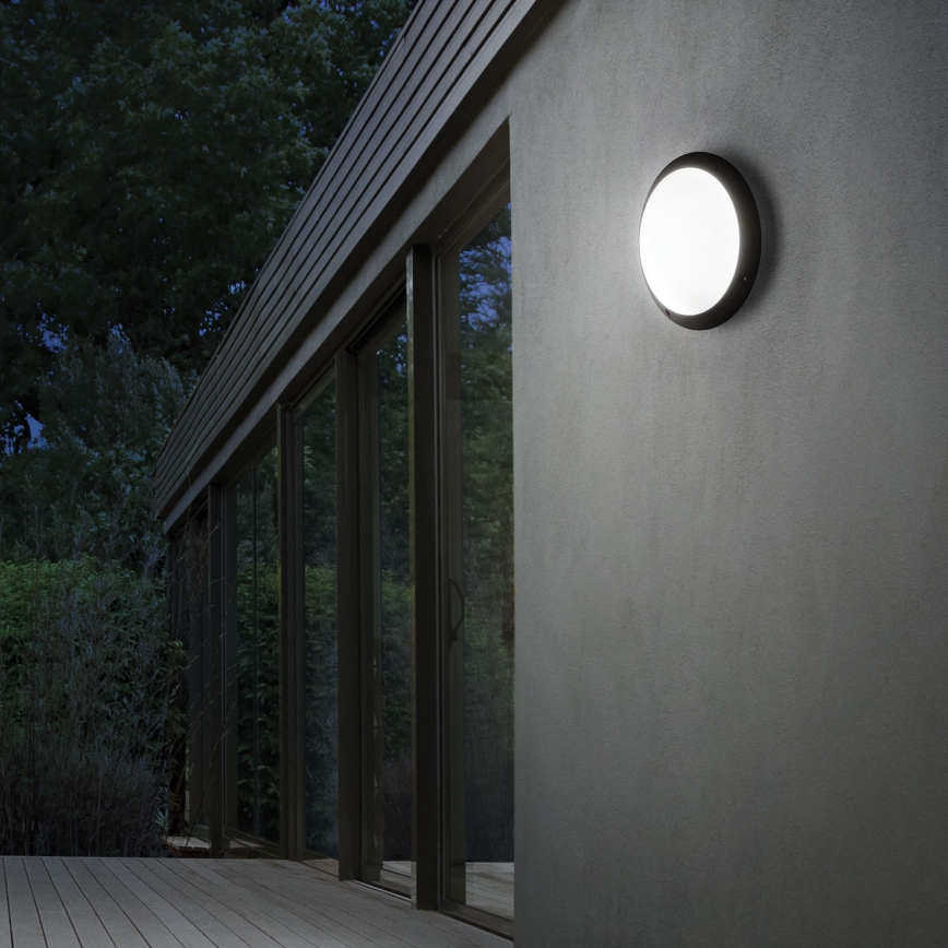 Ideal Lux - välisseinavalgusti POLAR 1xE27/23W/230V IP66 must