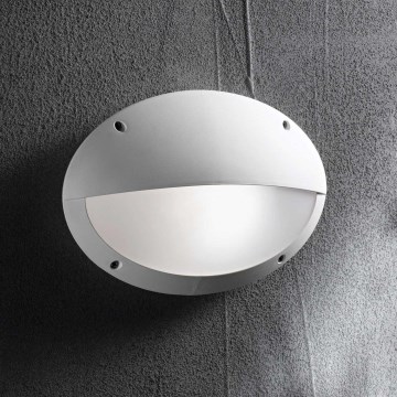 Ideal Lux - Välisseinavalgusti POLAR 1xE27/23W/230V IP66 valge