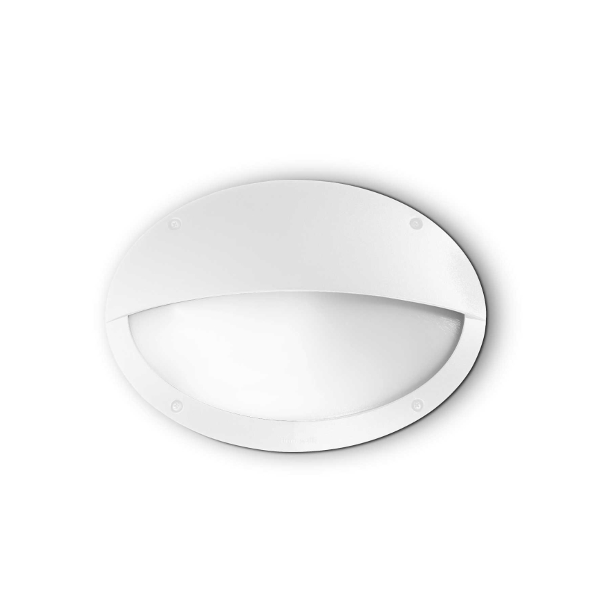 Ideal Lux - Välisseinavalgusti POLAR 1xE27/23W/230V IP66 valge