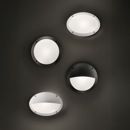 Ideal Lux - Välisseinavalgusti POLAR 1xE27/23W/230V IP66 valge