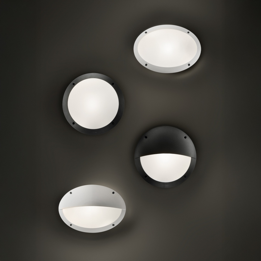 Ideal Lux - Välisseinavalgusti POLAR 1xE27/23W/230V IP66 valge