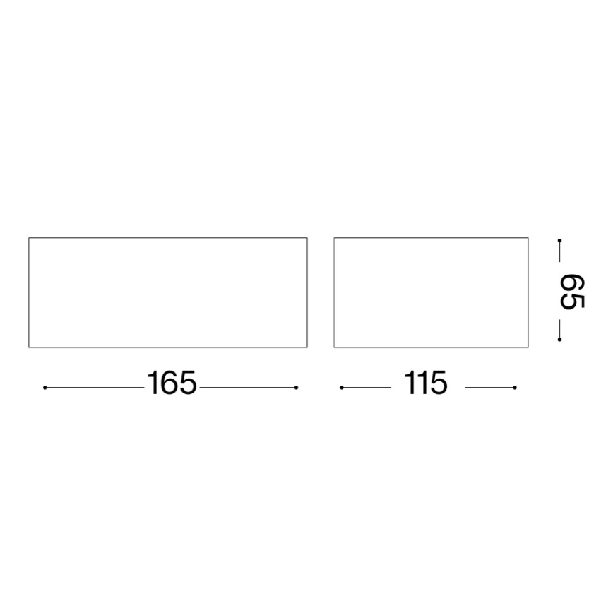 Ideal Lux - välisseinavalgusti TWIN 1xG9/28W/230V IP44 pruun