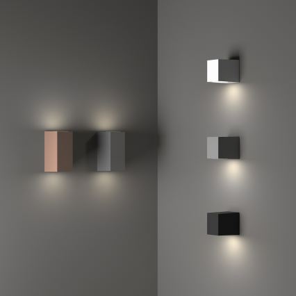 Ideal Lux - Välisseinavalgusti UP 1xG9/15W/230V IP44 antratsiit