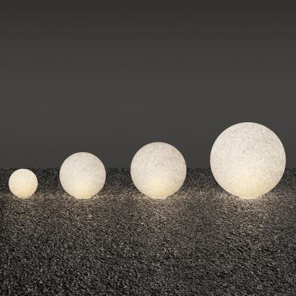 Ideal Lux - Välisvalgusti DORIS 1xE27/60W/230V läbimõõt 30 cm IP44 hall