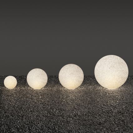 Ideal Lux - Välisvalgusti DORIS 1xE27/60W/230V läbimõõt 30 cm IP44 hall