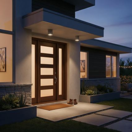 Ideal Lux - välisvalgusti GUN 1xGU10/28W/230V läbimõõt 11 cm IP55 pruun